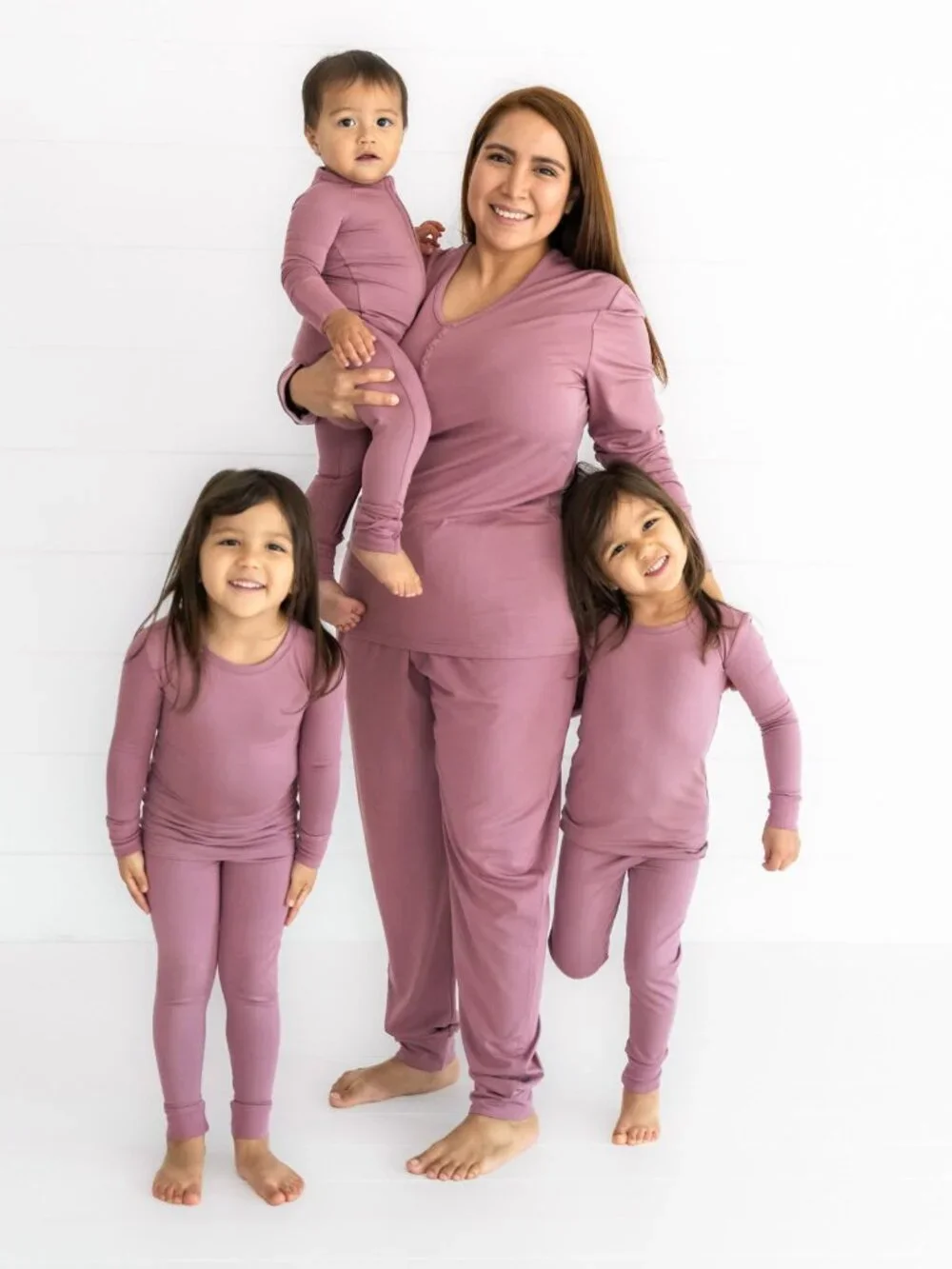 Little Sleepies Cozy Collection Dusty Plum Crescent Zippy 2T